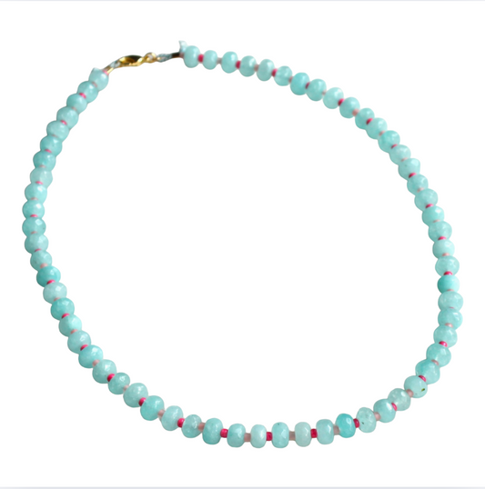 Island Stone Candy Beaded Necklace