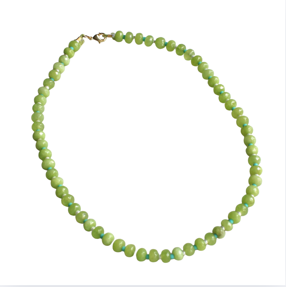 Island Stone Candy Beaded Necklace