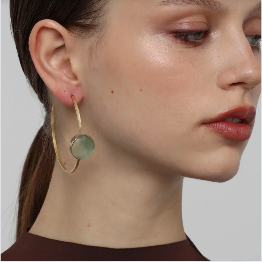 Kalliope Stonekiss Hoop Earrings