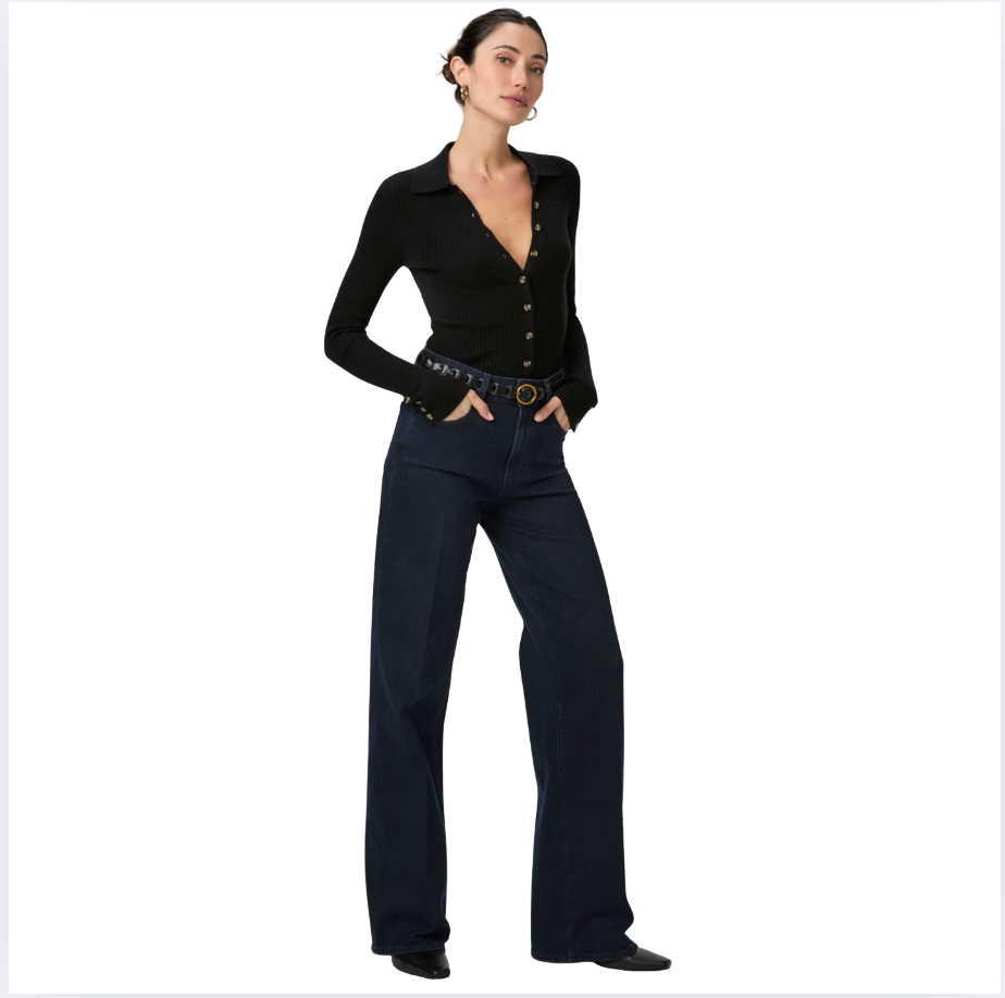 Paige Sasha 32" Wide Leg Jean - Duchess