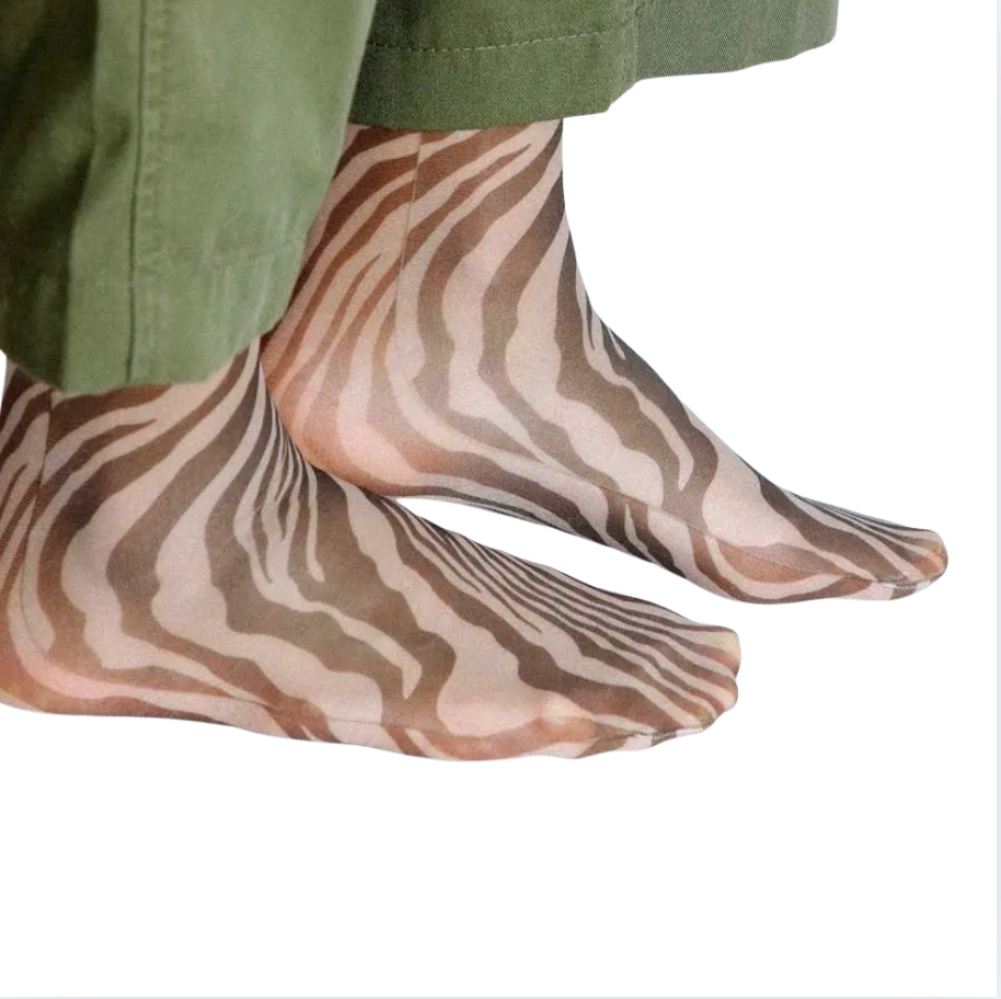 Wild Nylon Ankle Sock