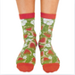 Strawberry Sheer Ankle Sock