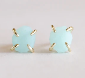 JaxKelly Gemstone Prong Earrings