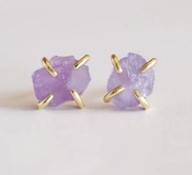 JaxKelly Gemstone Prong Earrings
