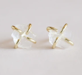 JaxKelly Gemstone Prong Earrings