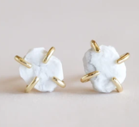 JaxKelly Gemstone Prong Earrings