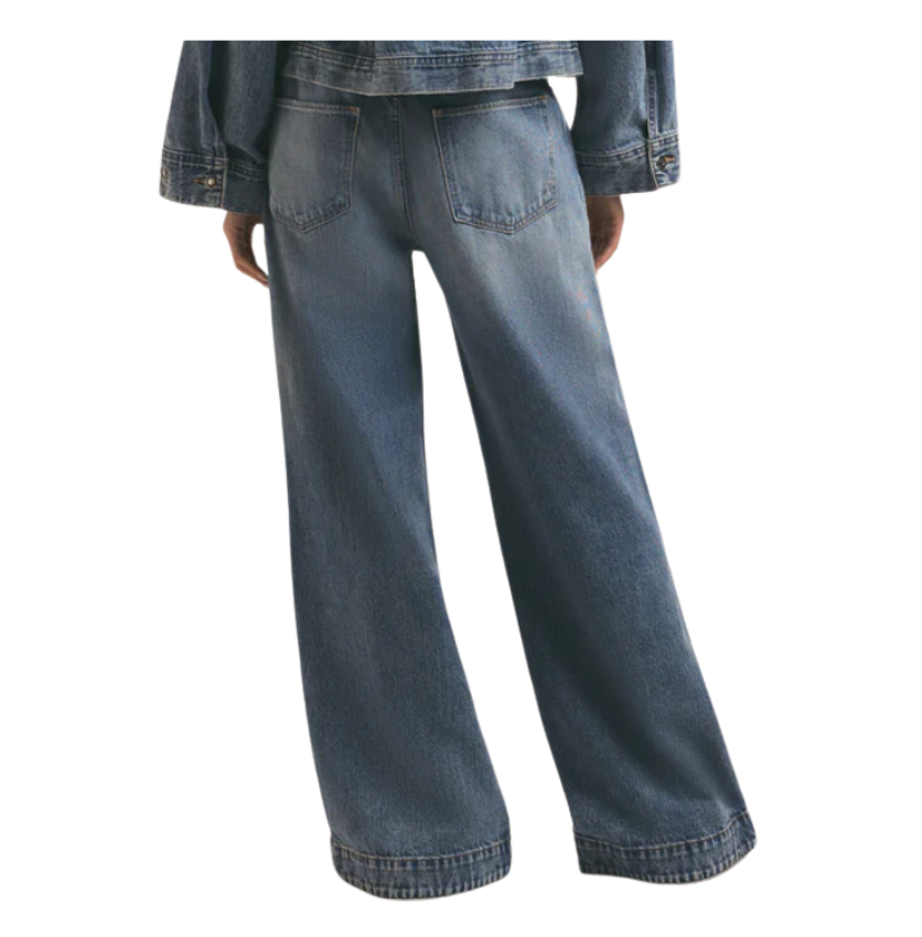 Favorite Daughter Oliver Ultimate Baggy Wide Leg Pant in Austin