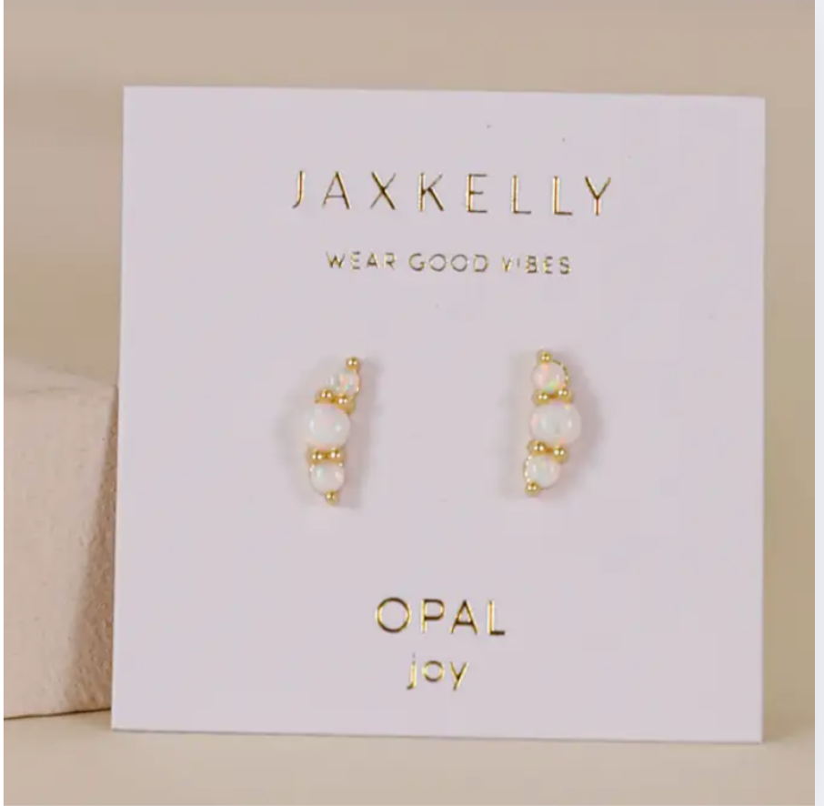 Crescent Gold Earrings