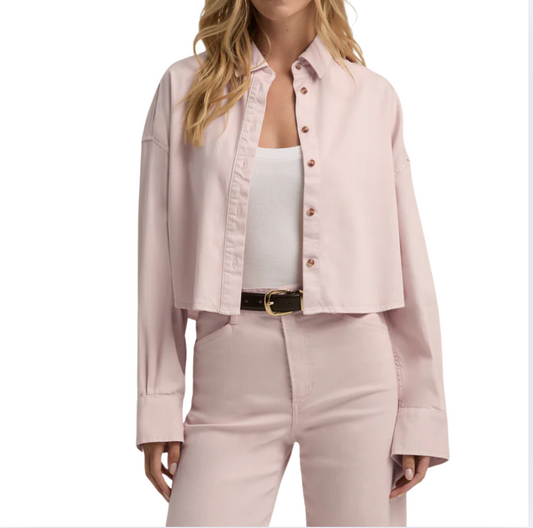 Favorite Daughter Cropped Ex-Boyfriend Shirt