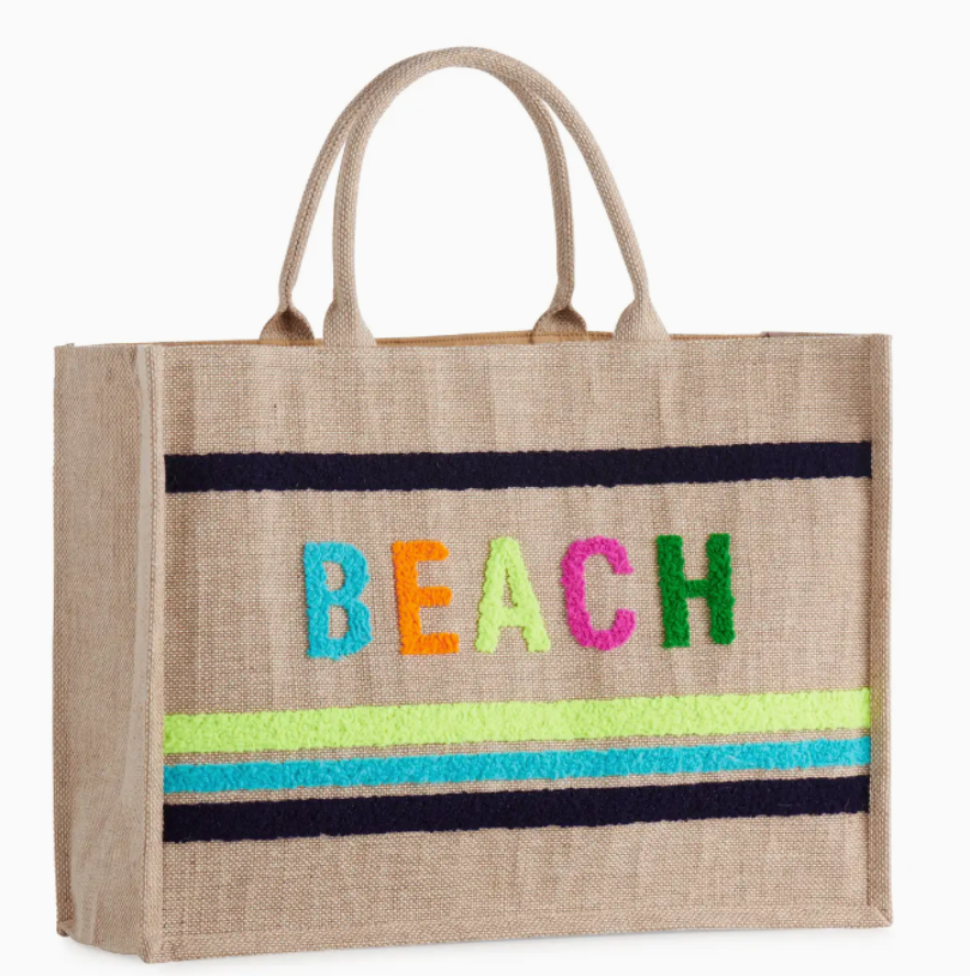 "Beach" Beach Bag