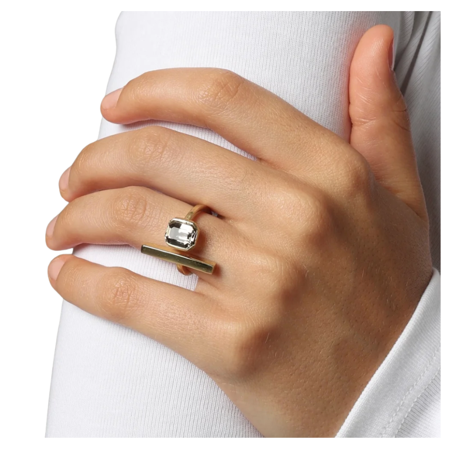 Kalliope Royal Small Asymmetric Ring