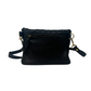 Mini Rough Night - Black Lazer Criss Cross Crossbody