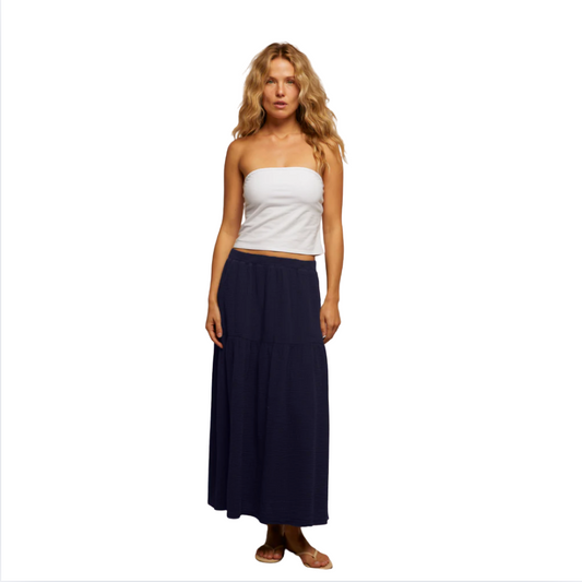 Bella Double Gauze Pull On Skirt