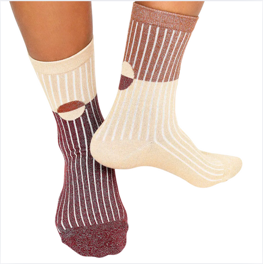 Casey Shimmer Ankle Sock