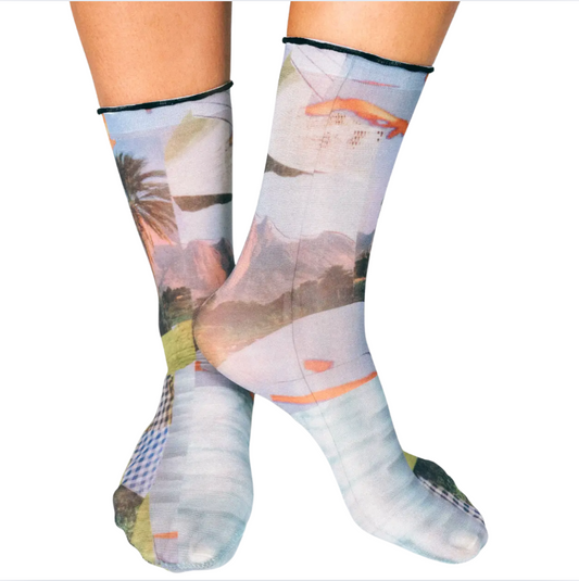 Desert Nylon Ankle Sock by Rosie Barker