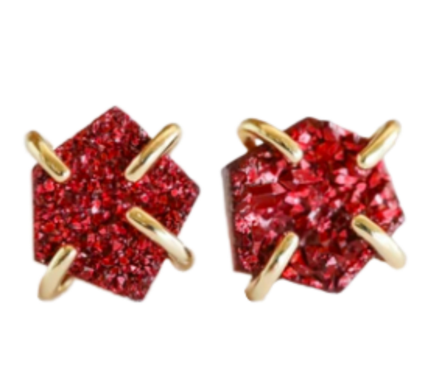 JaxKelly Druzy Prong Earrings